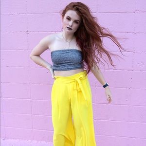 Zara paper bag pants